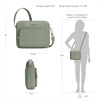 image:imageTravelon AntiTheft Roam EastWest CrossbodyMoss