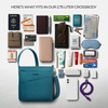 image:imageTravelon AntiTheft Roam Small CrossbodyCapri Blue