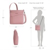 image:imageTravelon AntiTheft Roam Small CrossbodyDesert Pink