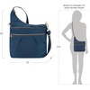 image:imageTravelon AntiTheft Signature 3 Compartment Crossbody BagOcean