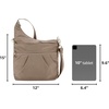 image:imageTravelon AntiTheft Signature 3 Compartment Crossbody BagSable