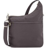 image:imageTravelon AntiTheft Signature 3 Compartment Crossbody BagSmoke