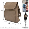 image:imageTravelon AntiTheft Signature Slim BackpackSable