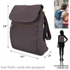 image:imageTravelon AntiTheft Signature Slim BackpackSmoke