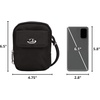 image:imageTravelon AntiTheft Tailored Crossbody Phone PouchOnyx