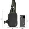 image:imageTravelon AntiTheft The Voyages Compact SlingBlack