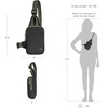 image:imageTravelon AntiTheft The Voyages Compact SlingBlack