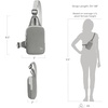 image:imageTravelon AntiTheft The Voyages Compact SlingGranite