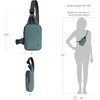 image:imageTravelon AntiTheft The Voyages Compact SlingSlate Blue