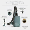 image:imageTravelon AntiTheft The Voyages Compact SlingSlate Blue