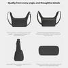 image:imageTravelon AntiTheft The Voyages EastWest CrossbodyBlack