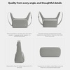 image:imageTravelon AntiTheft The Voyages EastWest CrossbodyGranite