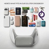 image:imageTravelon AntiTheft The Voyages EastWest CrossbodyGranite