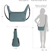 image:imageTravelon AntiTheft The Voyages EastWest CrossbodySlate Blue