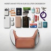 image:imageTravelon AntiTheft The Voyages EastWest CrossbodyTerracotta