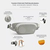 image:imageTravelon AntiTheft The Voyages Waist PackGranite