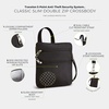 image:imageTravelon Antitheft Classic Slim Double Zip CrossbodyBlack