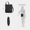 image:imageTravelon Antitheft Classic Slim Double Zip CrossbodyBlack