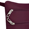 image:imageTravelon Antitheft Classic Slim Double Zip CrossbodyBurgundy