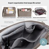 image:imageTravelon Antitheft Classic Slim Double Zip CrossbodyHazelnut
