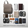 image:imageTravelon Antitheft Classic Slim Double Zip CrossbodyHazelnut