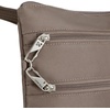 image:imageTravelon Antitheft Classic Slim Double Zip CrossbodyHazelnut
