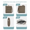 image:imageTravelon Antitheft Classic Slim Double Zip CrossbodyNutmeg