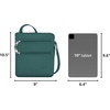 image:imageTravelon Antitheft Classic Slim Double Zip CrossbodySpruce