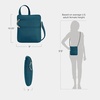 image:imageTravelon Antitheft Classic Slim Double Zip CrossbodyTeal
