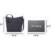 image:imageTravelon Antitheft Metro CrossbodyNavy Heather