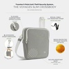 image:imageTravelon Antitheft the Voyages Slim CrossbodyGranite
