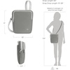 image:imageTravelon Antitheft the Voyages Slim CrossbodyGranite