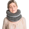 image:imageTravelon Deluxe Wrap N Rest PillowDark GrayLight Gray