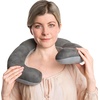 image:imageTravelon Deluxe Wrap N Rest PillowDark GrayLight Gray