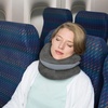 image:imageTravelon Deluxe Wrap N Rest PillowDark GrayLight Gray
