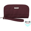 image:imageTravelon RFID Blocking Double Zip WalletDark Bordeaux