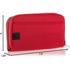 image:imageTravelon RFID Blocking Double Zip WalletPoppy