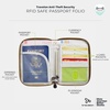image:imageTravelon RFID Blocking Passport Zip WalletLatte