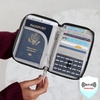 image:imageTravelon RFID Blocking Passport Zip WalletOcean
