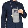 image:imageTravelon Rfid Blocking Undergarment Neck Pouch Travel Wallet Gray One SizeGray