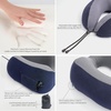 image:imageTravelon Transit Premium Neck PillowNavyGray