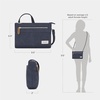image:imageTravelon Womens AntiTheft Heritage Small Crossbody Cross Body BagIndigo