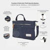 image:imageTravelon Womens AntiTheft Heritage Small Crossbody Cross Body BagIndigo