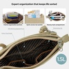 image:imageTravelon Womens AntiTheft Heritage Small Crossbody Cross Body BagNatural
