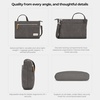 image:imageTravelon Womens AntiTheft Heritage Small Crossbody Cross Body BagPewter