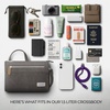 image:imageTravelon Womens AntiTheft Heritage Small Crossbody Cross Body BagPewter