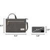 image:imageTravelon Womens AntiTheft Heritage Small Crossbody Cross Body BagPewter