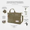 image:imageTravelon Womens AntiTheft Heritage Small Crossbody Cross Body BagSage