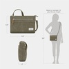 image:imageTravelon Womens AntiTheft Heritage Small Crossbody Cross Body BagSage