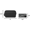 image:imageTravelon Womens Antitheft Tailored Convertible Crossbody ClutchOnyx